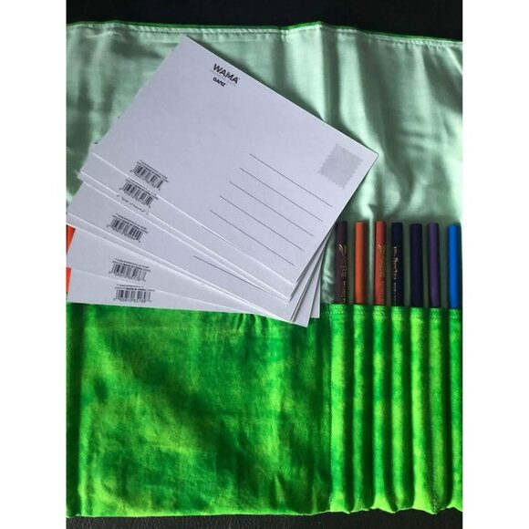 Hand Crafted Art Pencil Pouch - Picture 1 of 5